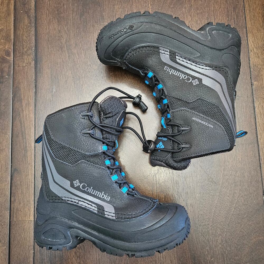 Columbia Bugaboot‎ Plus Omni-Heat Winter Snow Boots Boys US 1 Waterproof Play